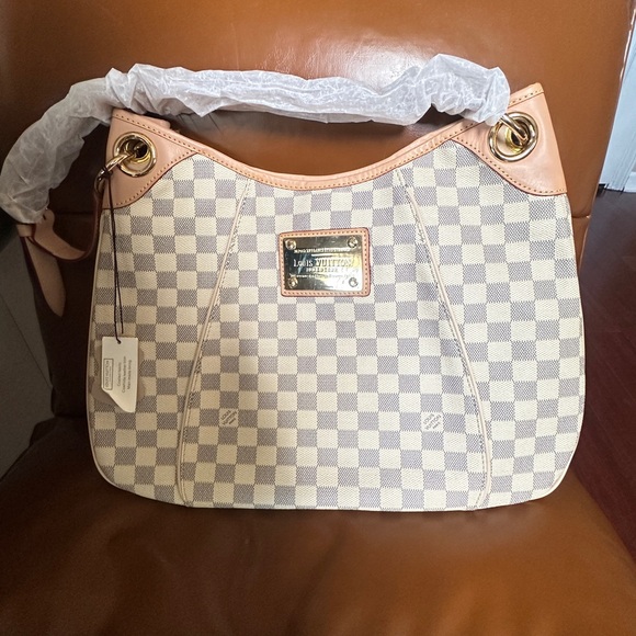 Stylish Damier Asur Checkered Shoulder Bag - Picture 3 of 16